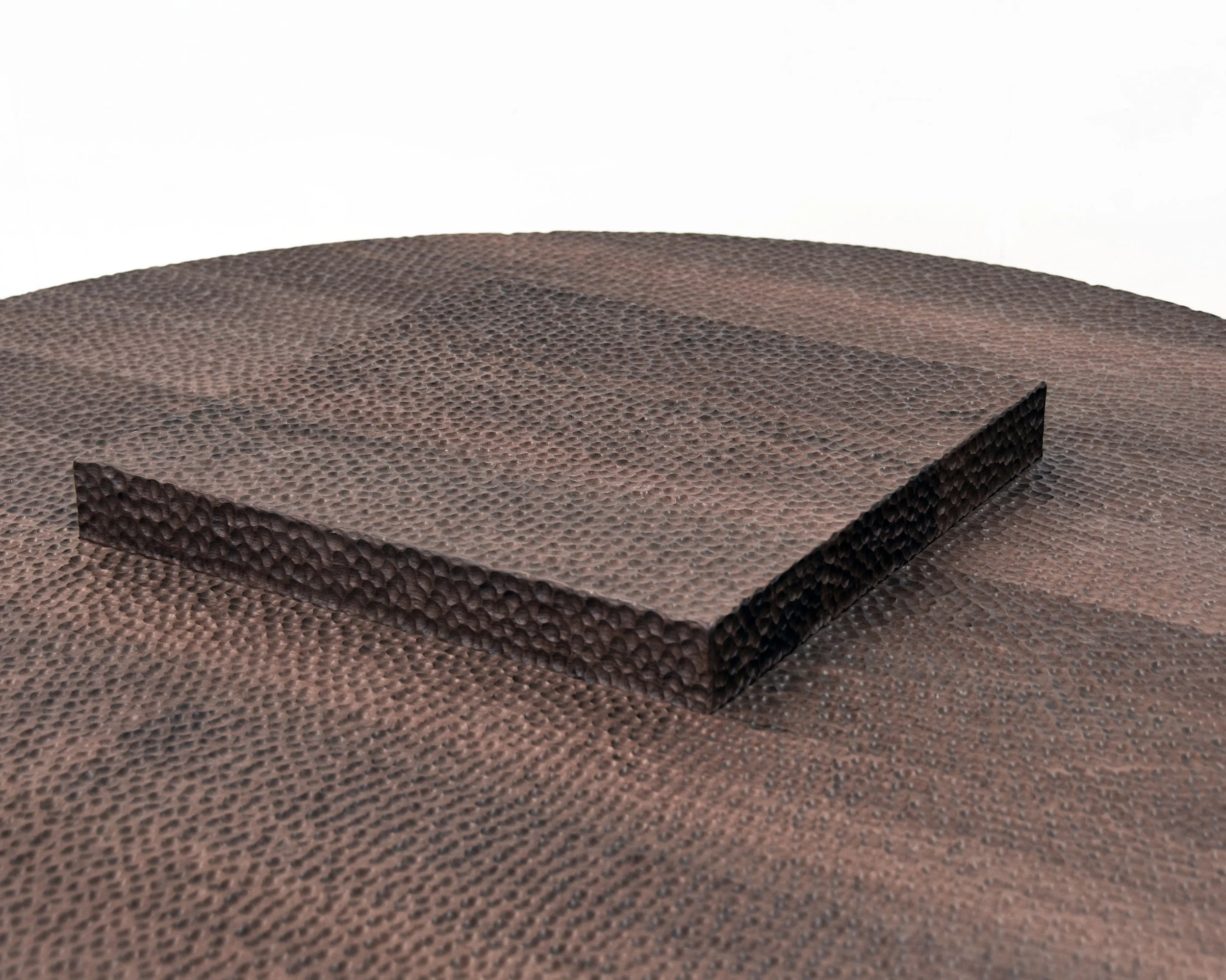  BW-R2 Table  Carved + Walnut + Lacquer  16” x 48” x 48” 