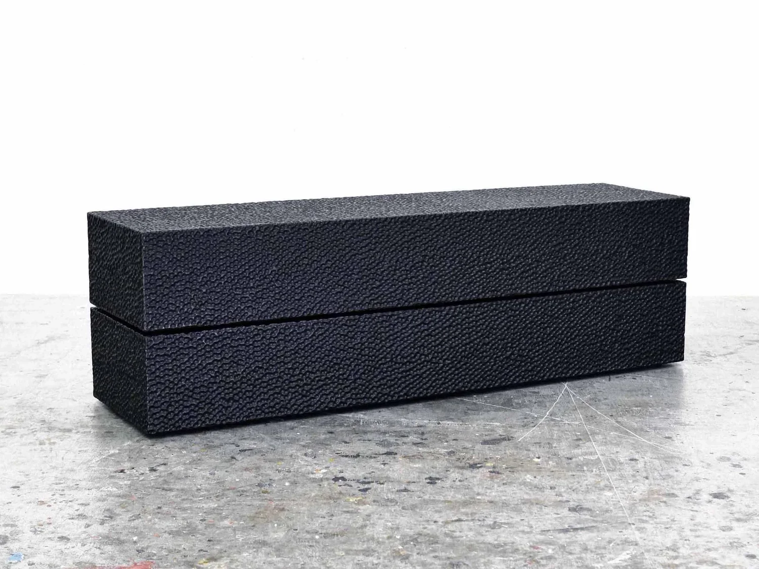  Reveal Bench  Carved + Lacquered + Maple  16” x 54” x 14” 