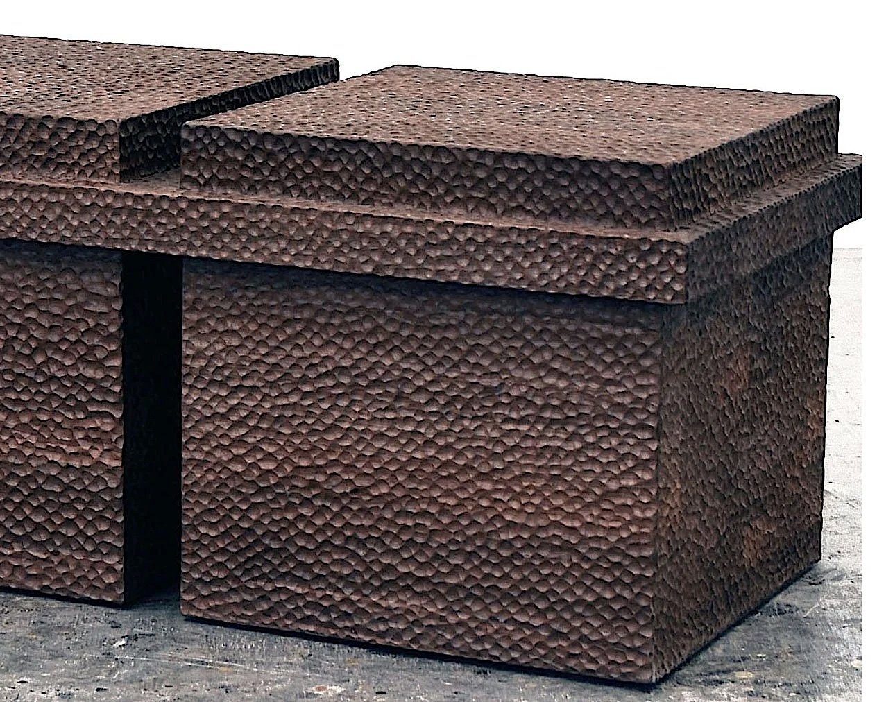  BWB2 Bench  Carved + Walnut + Lacquer  16” x 18” x 36” 