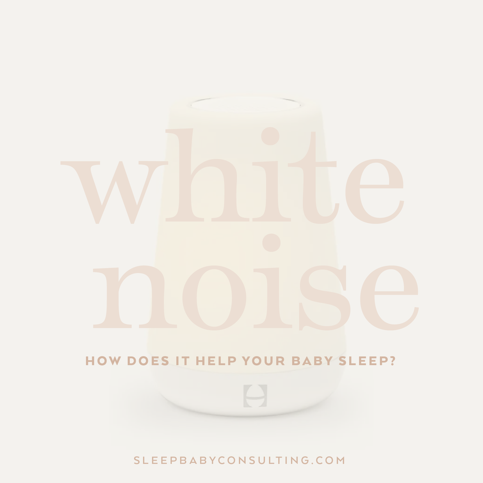 White noise and baby sleep