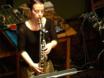 Laura Carmichael, bass clarinet