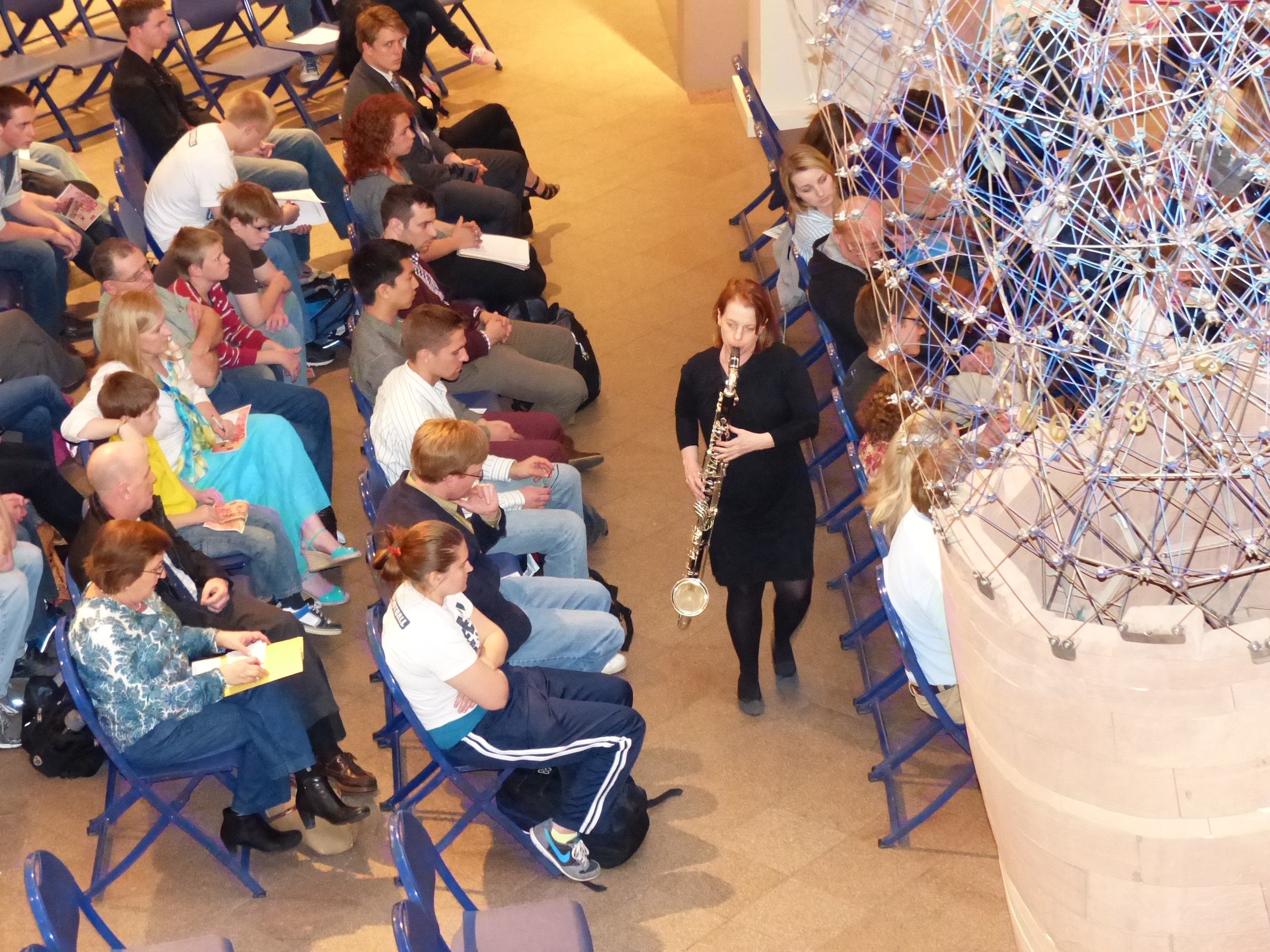performing Robin Koek's Tuned City at BYU while six months pregnant