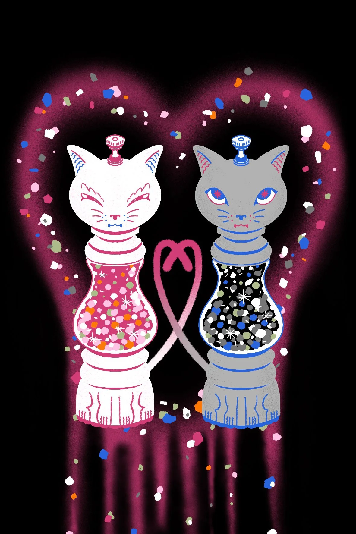 엽서- 소금과 후추 블랙 10x15cm.JPG