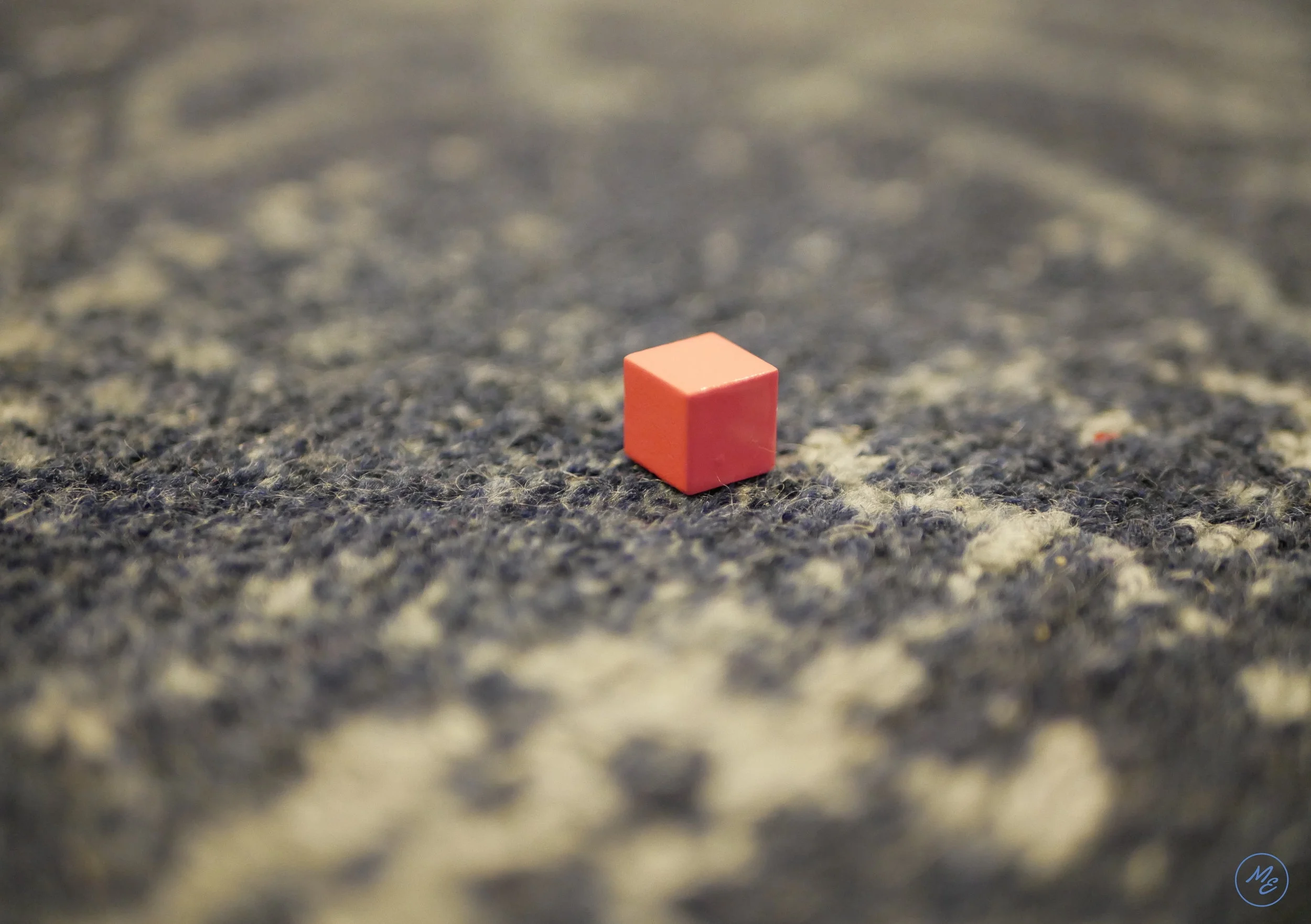The pink cube