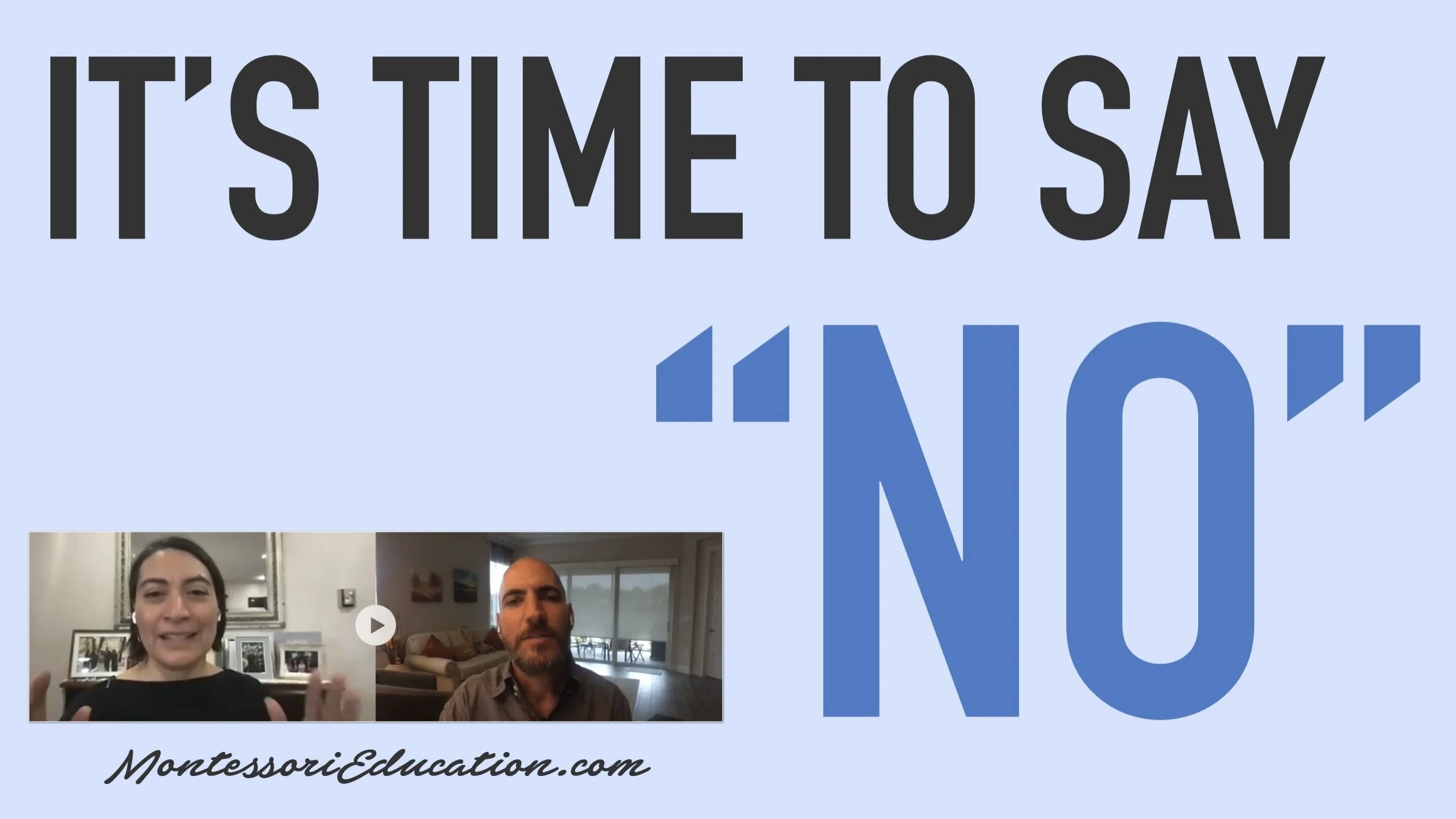 It’s time to say “No”
