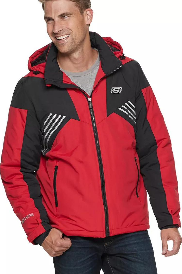 skechers nylon shell jacket