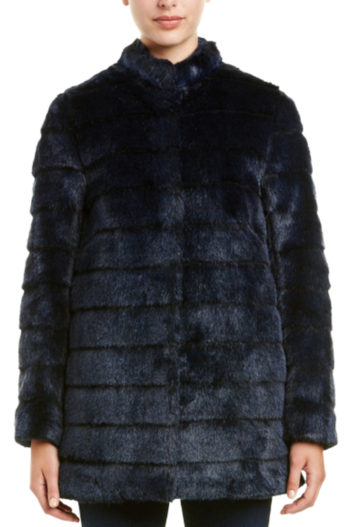 Park Avenue Coat Company, Laundry Faux Fur Lined Coat Plus Size Canada