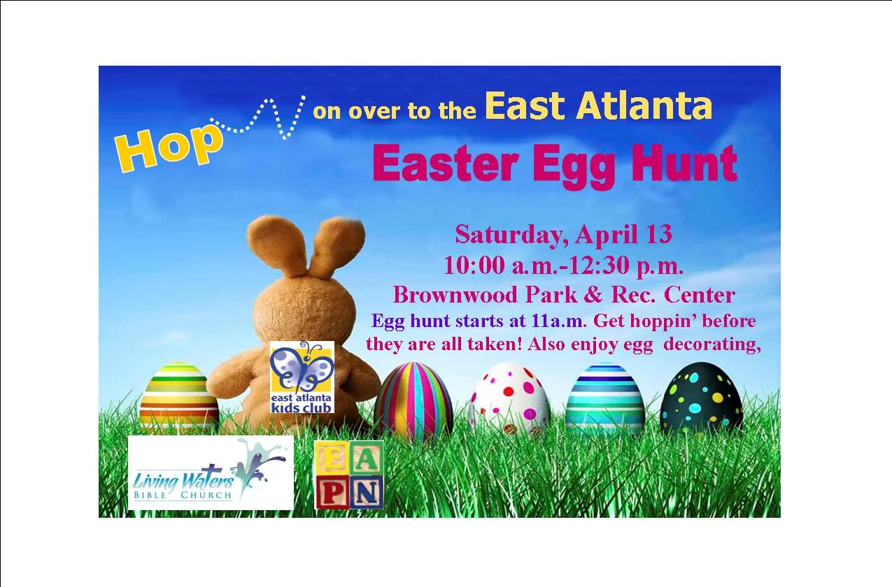 East Atlanta Easter Egg Hunt & Festival April 13 — East Atlanta