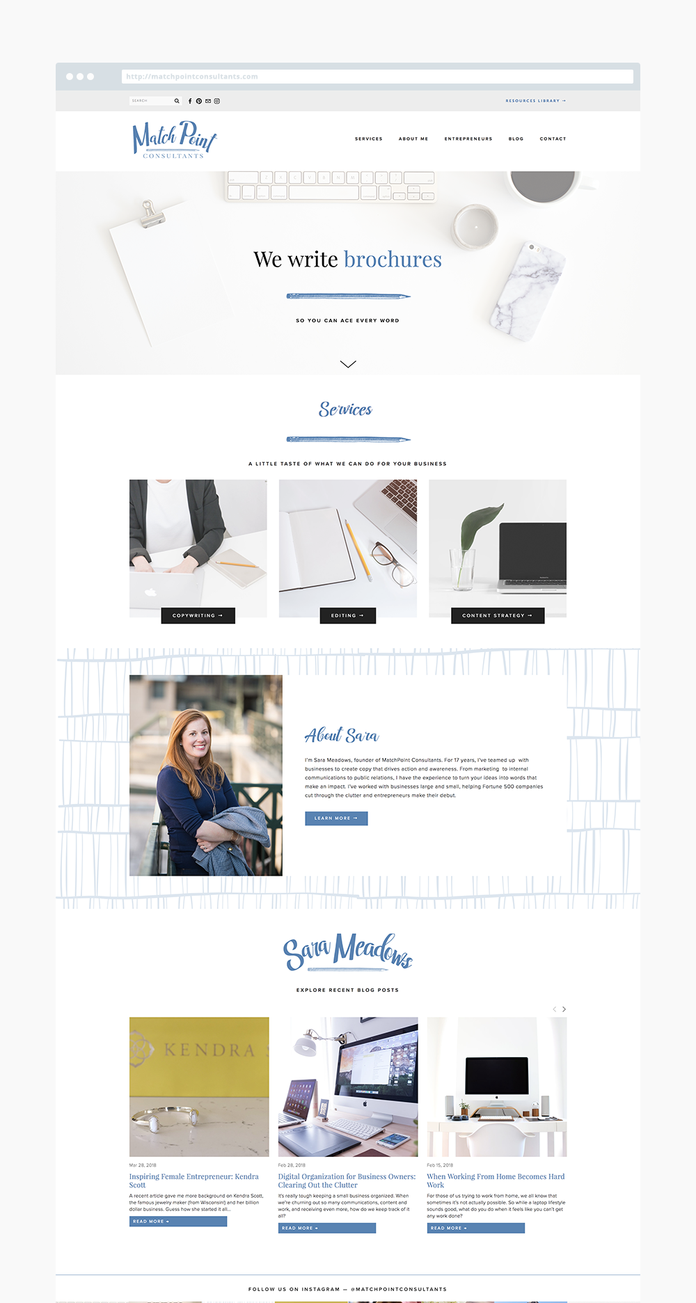 site Showcase Match Point Consultants — The Busy Bee