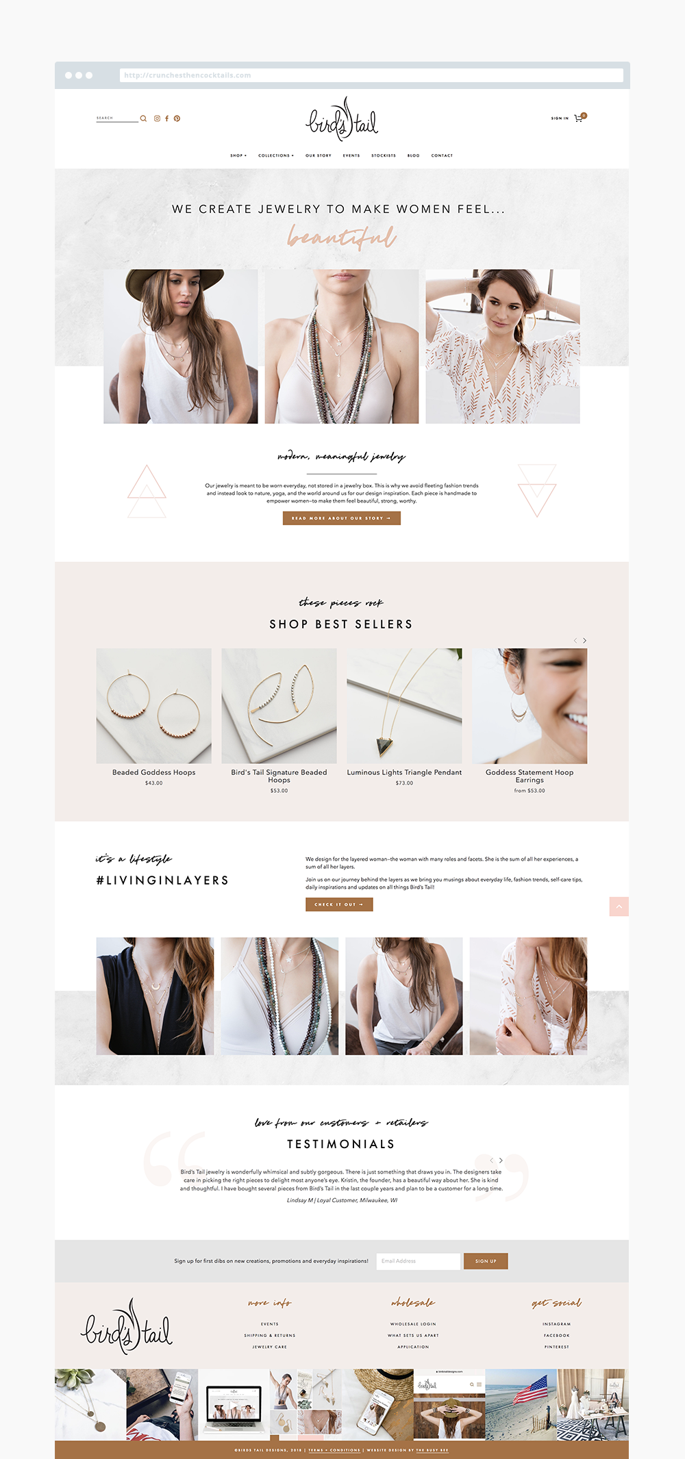 Squarespace jewelry website clearance