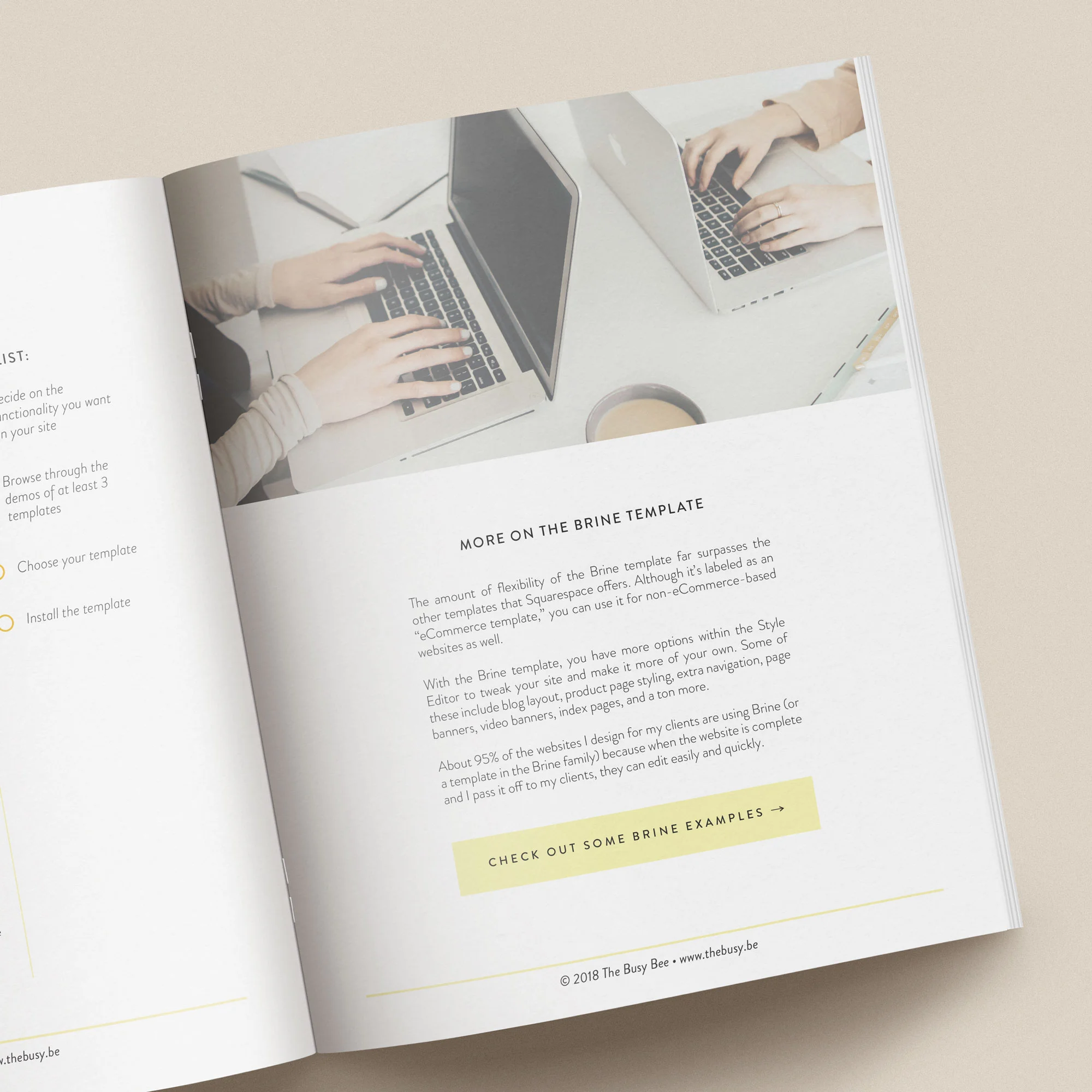 DIY Your Website Workbook - The Busy Bee
