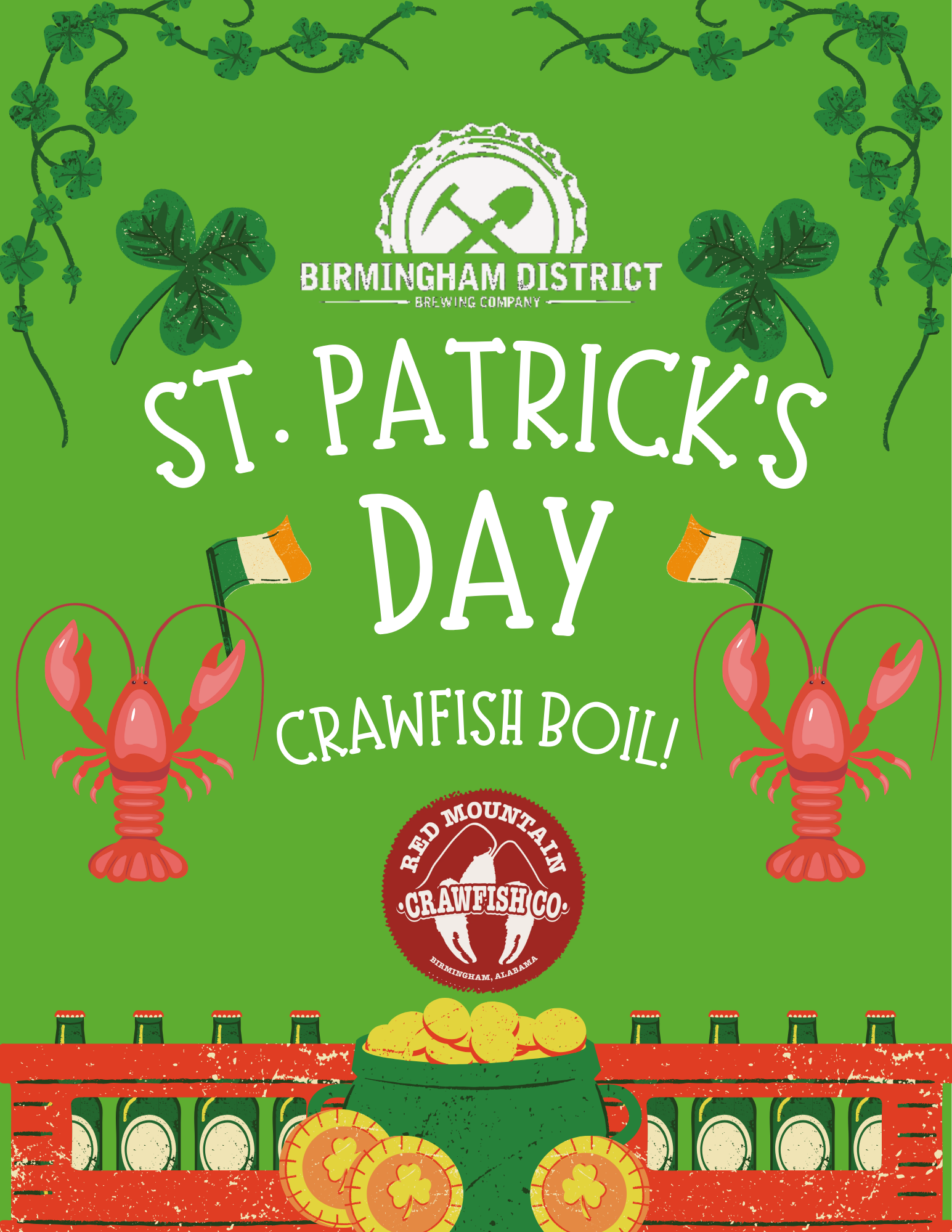 St. Patrick's Day Crawfish Boil