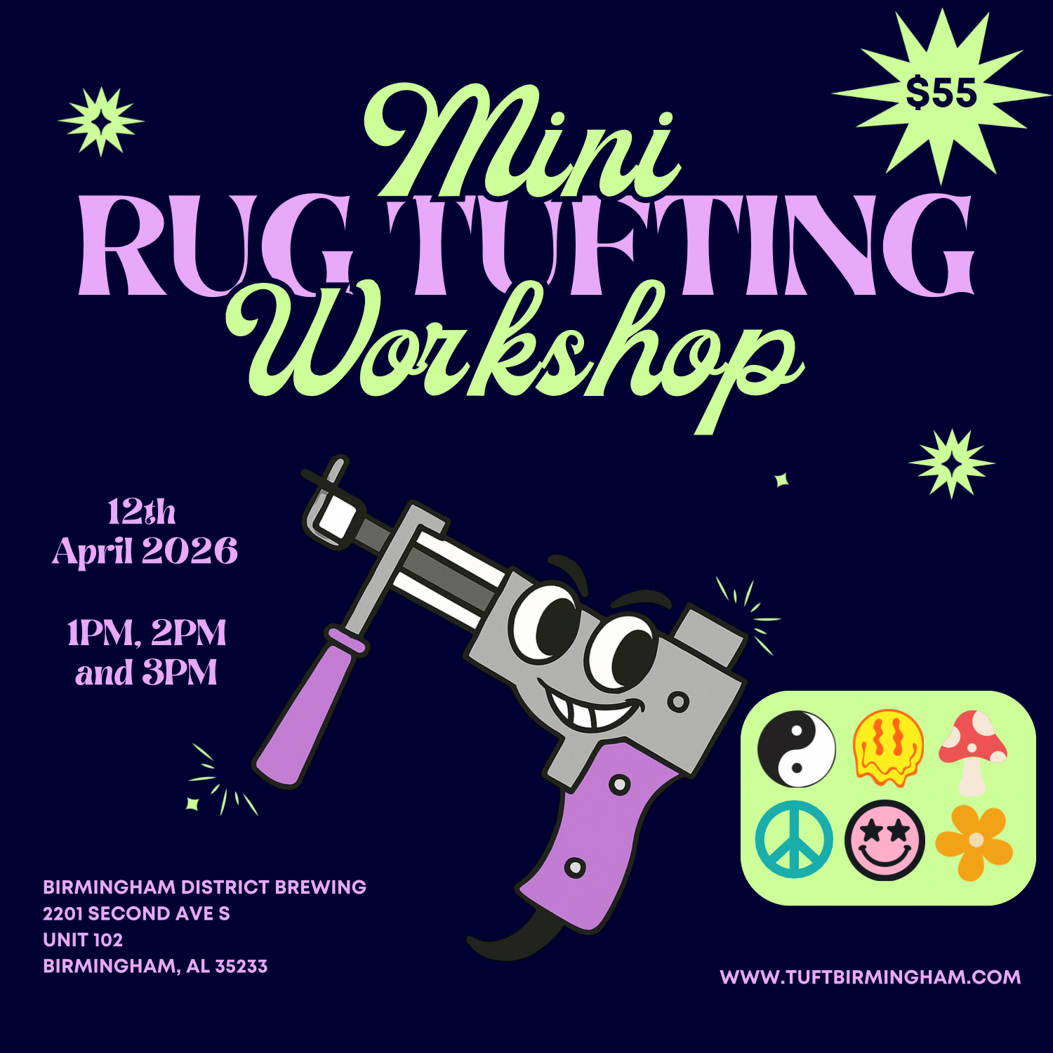 Mini Rug Tufting Workshop