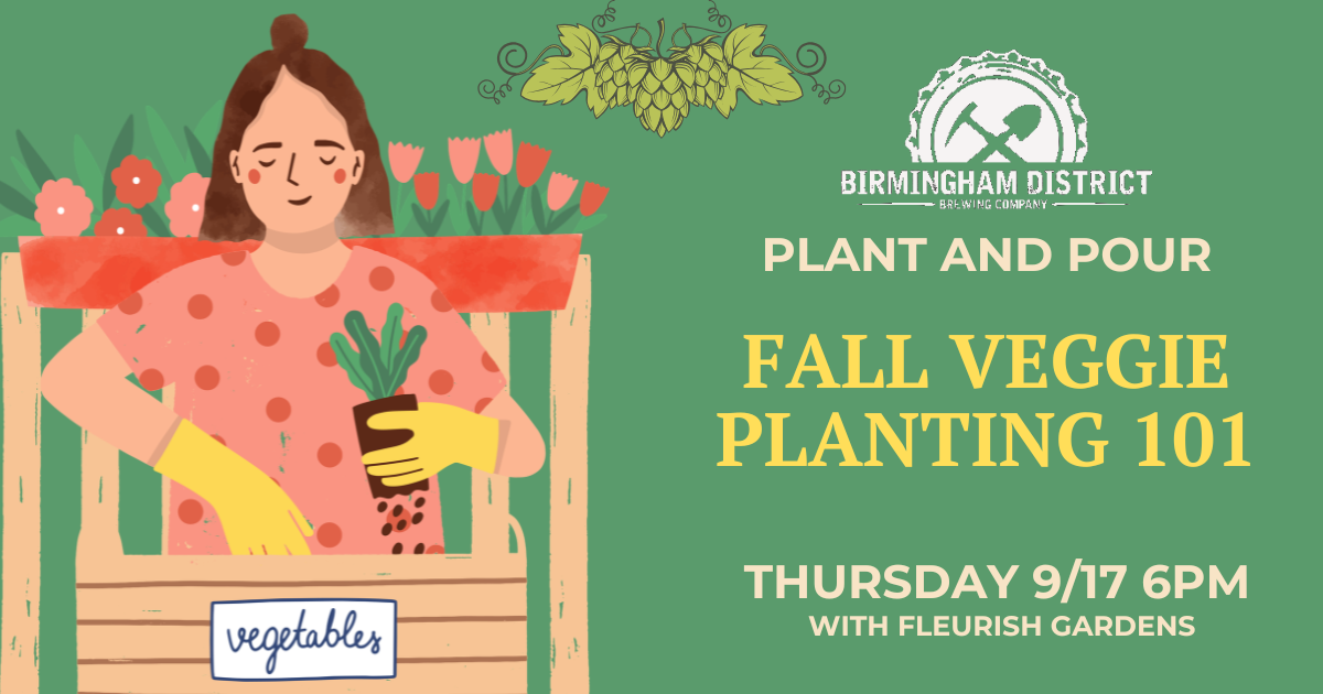 Plant & Pour: Fall Veggie Garden 101