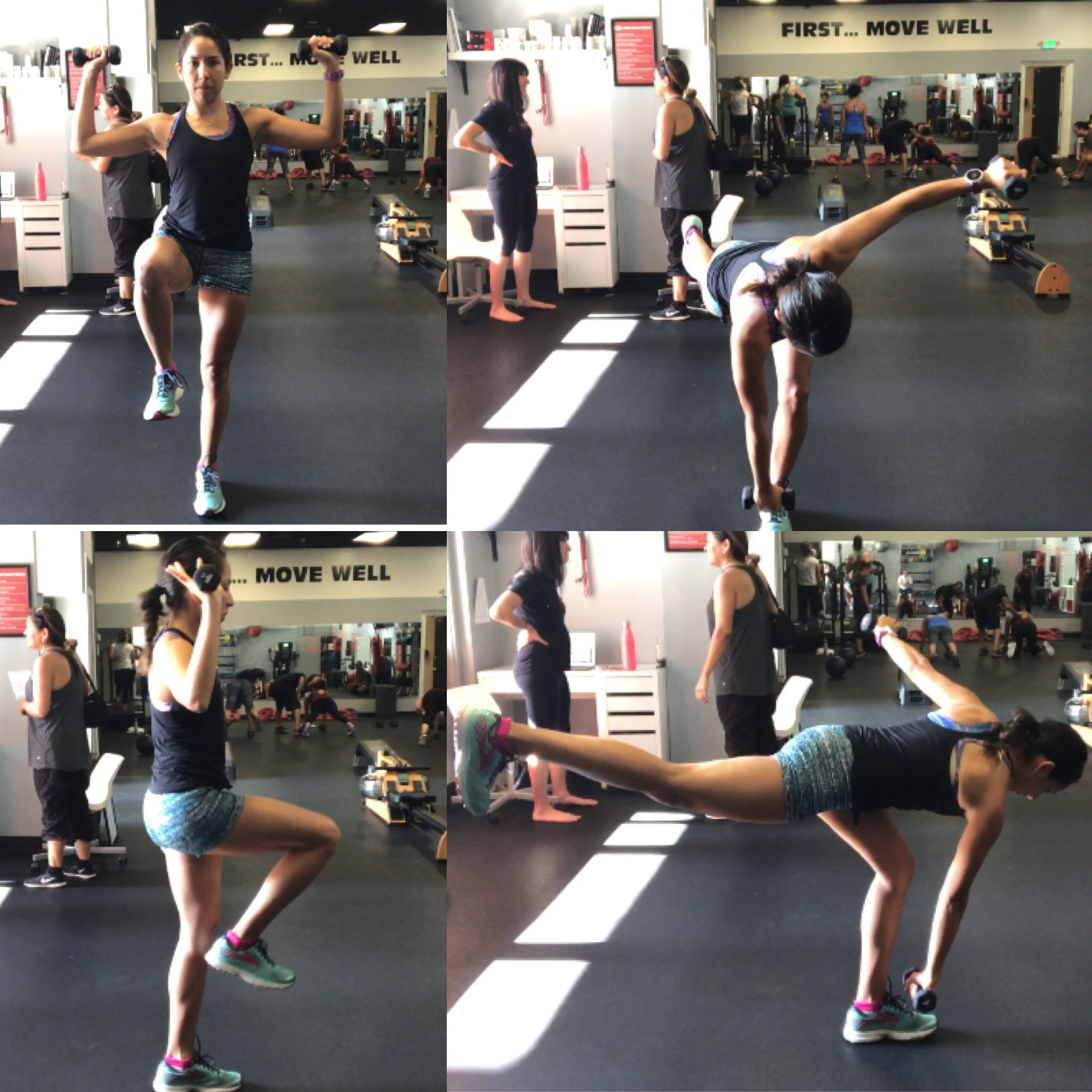 Single Leg Windmill touches with DB
