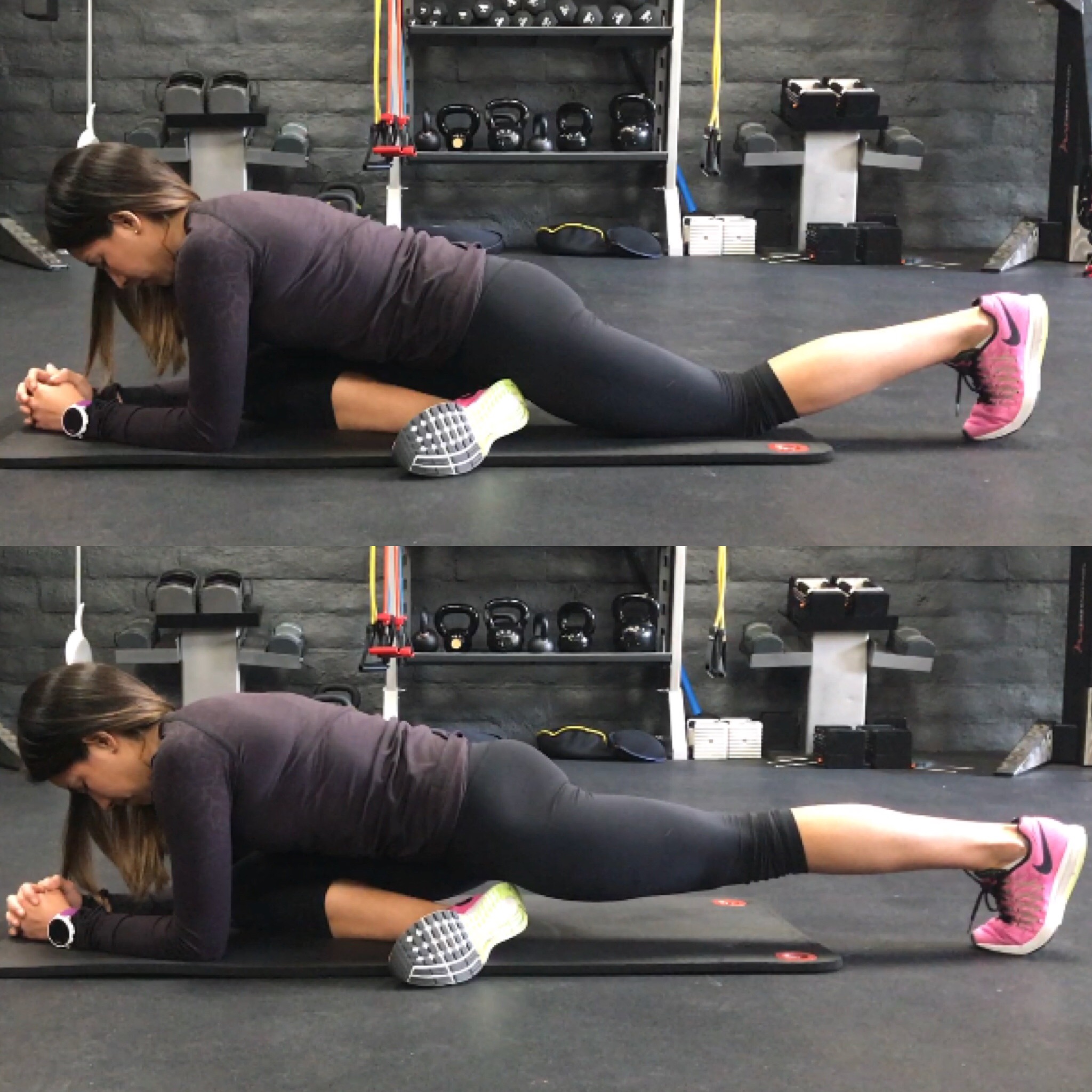 Pigeon Pose Glute Squeeze