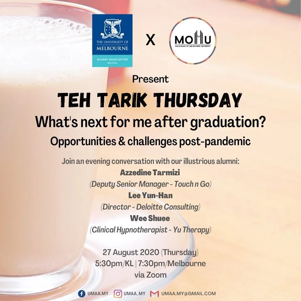 UMAA x MoMU Teh Tarik Online Session (Meeting the alumni)