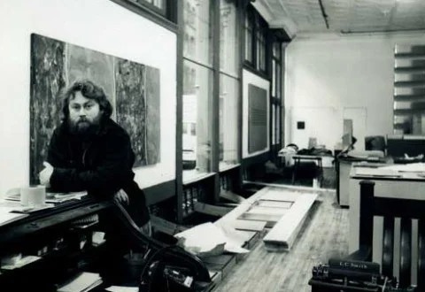 Donald Judd in his studio © Judd Foundation