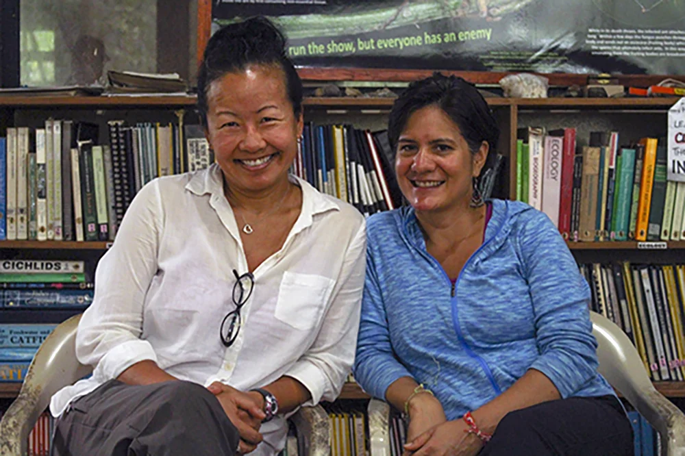 Researchers Flora Lu, left, and Gabriela Valdivia have spent years studying the effects of oil exploration on indigenous culture. (Jake Pesaruk) 
