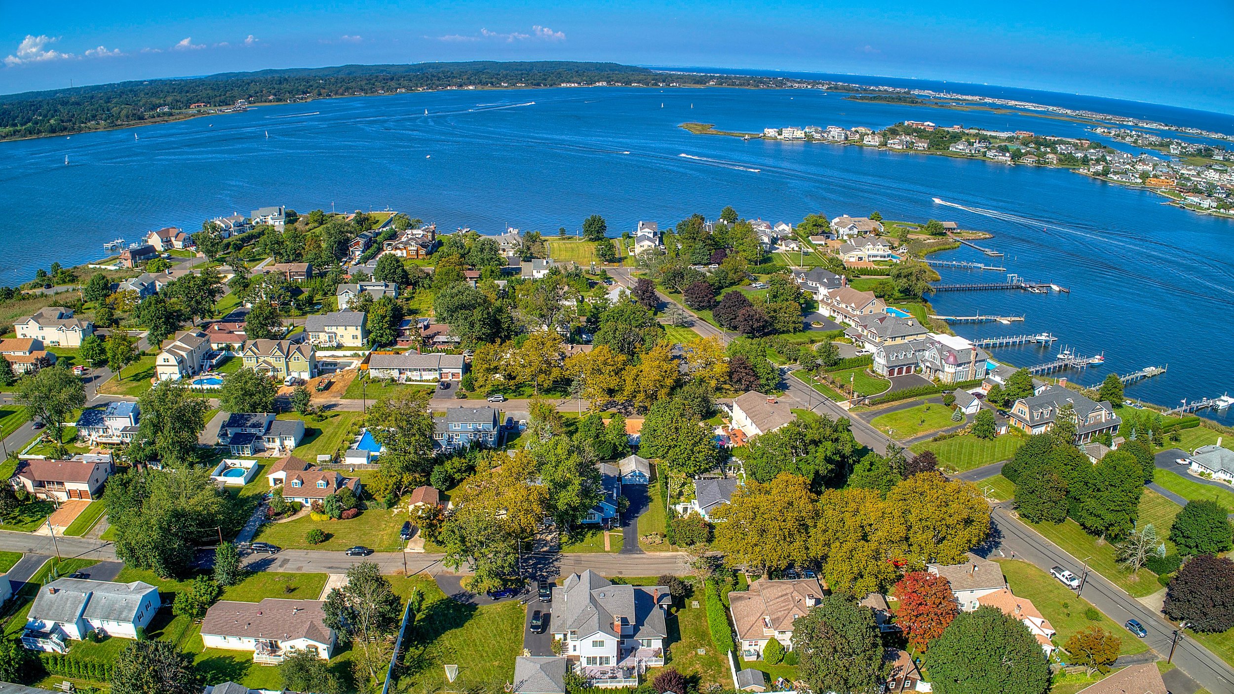 aerial drone photography oceanport New Jersey real estate