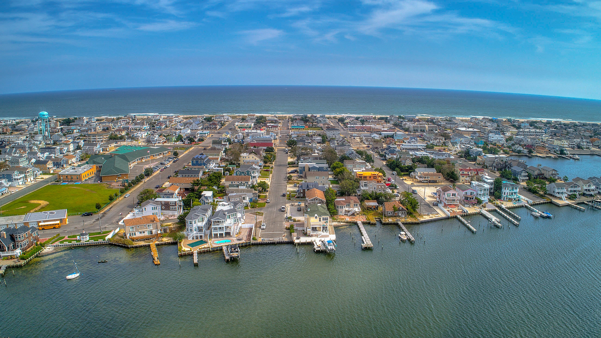 aerial photography real estate ocean homes long beach island new jersey
