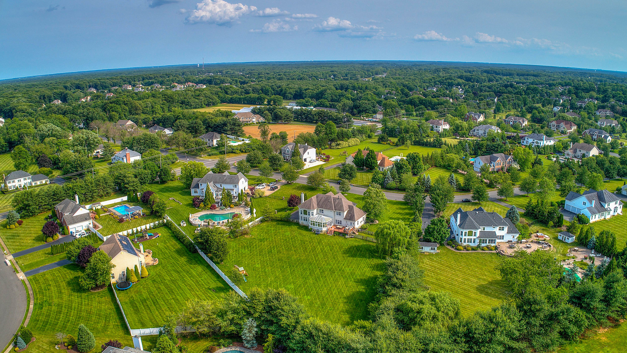 Freehold New Jersey aerial real estate photography