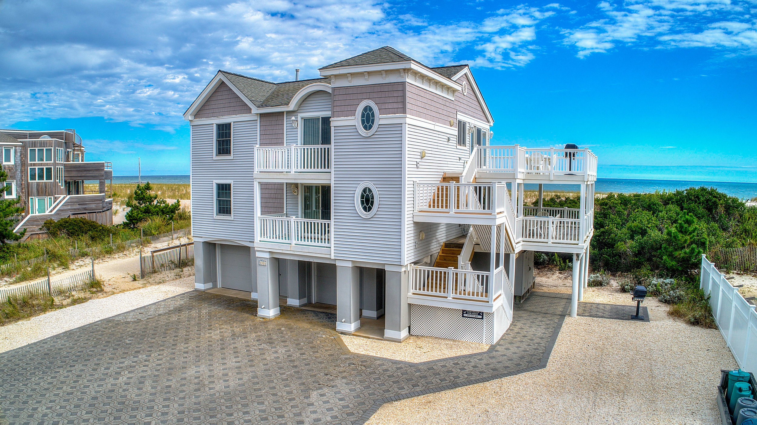 Duplex on ocean long beach island new jersey drone photography