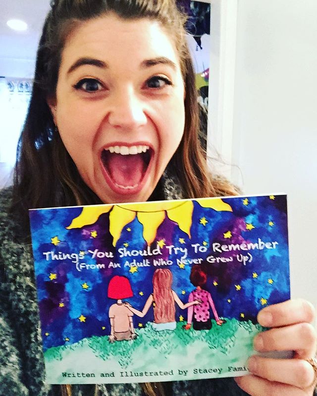 Share in my excitement!! https://www.amazon.com/Things-Should-Remember-Adult-Never/dp/1544123043/ref=sr_1_1?ie=UTF8&amp;qid=1489575617&amp;sr=8-1&amp;keywords=stacey+famiglietti