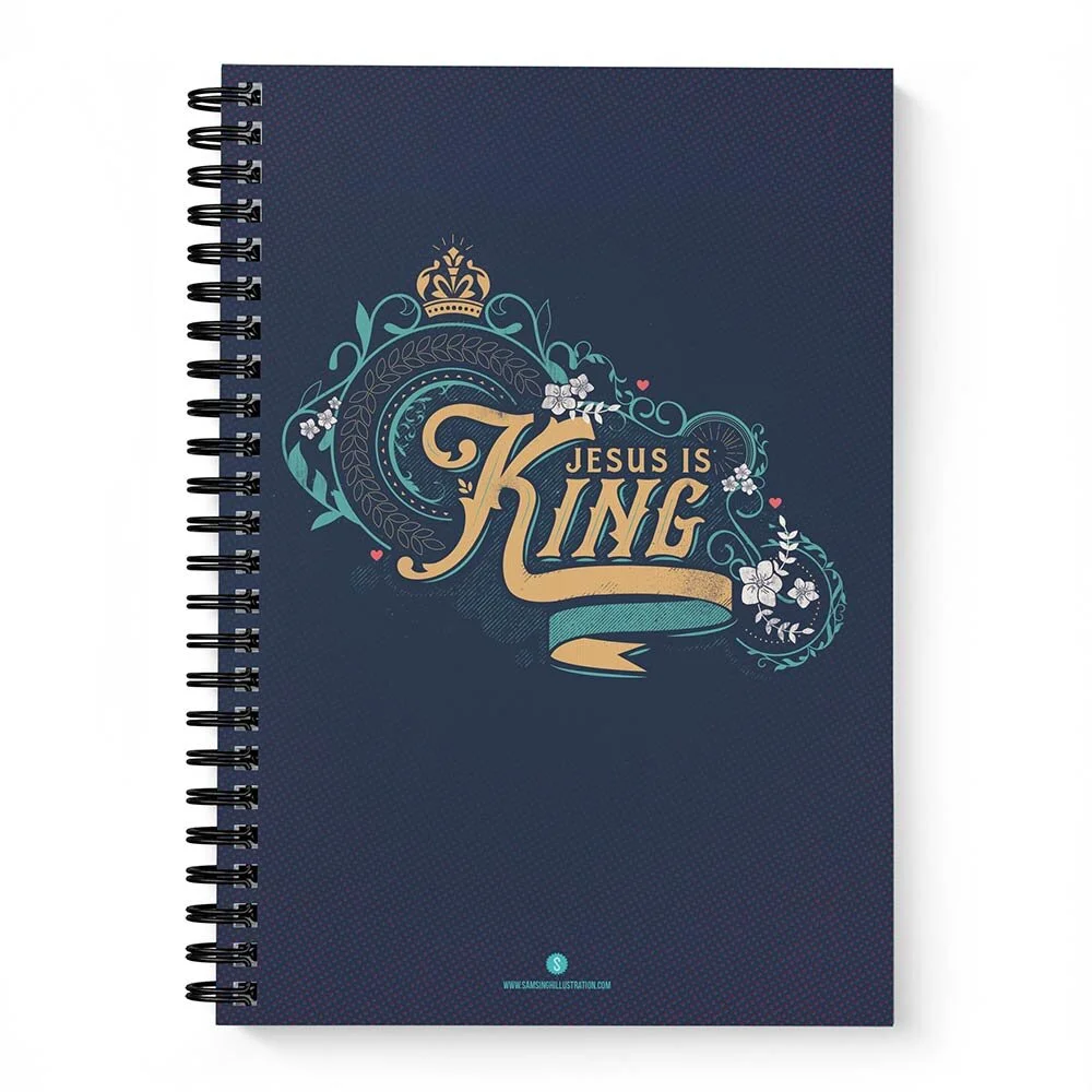 Bible Journaling | Illustrated Christian Journal | Jesus is King