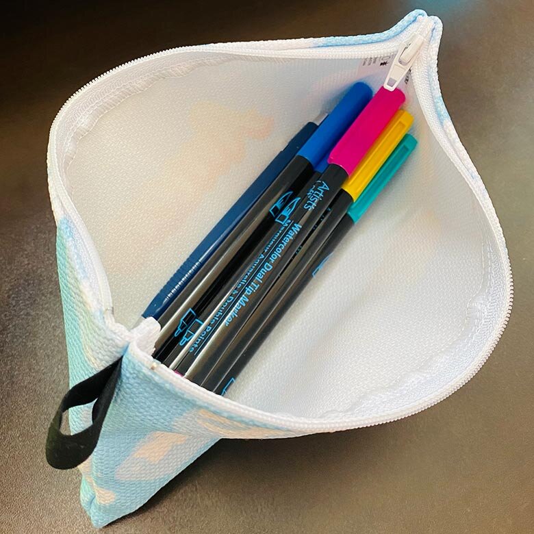 GIAPB Pencil Case,Pencil Pouch,Pencil Bag,Small Pencil Pouch,Watercolor  Marble
