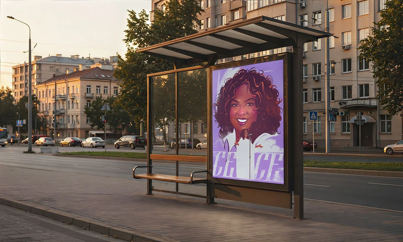 CeCe-winans-contemporary-christian-gospel-worship-artist-award-wining-by-sam-singh-digital-illustration-toronto-bus-shelter-mockup.jpg
