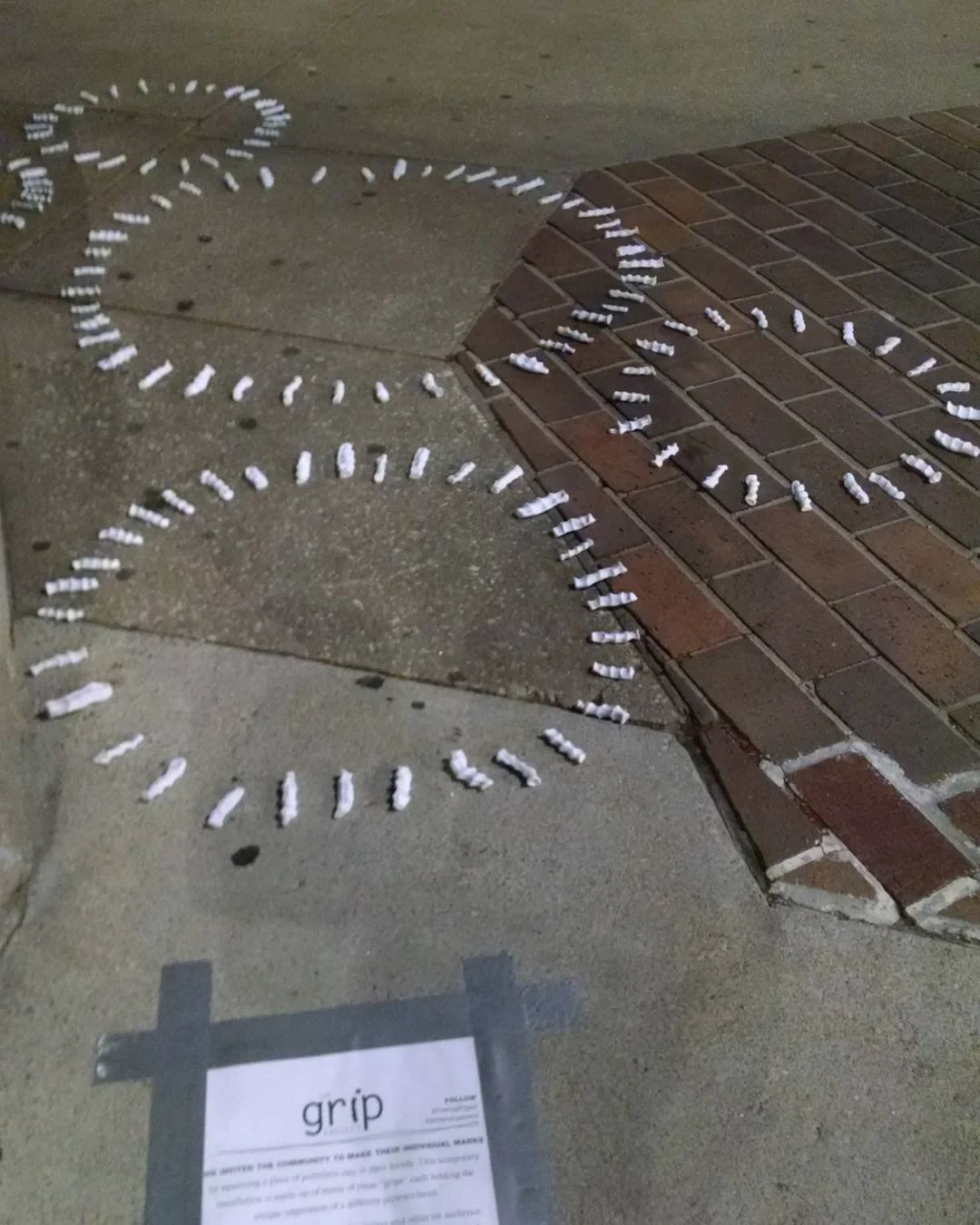 SE corner of 7th and Mass. Just starting 
#getagriplawrence 
#freestatefest