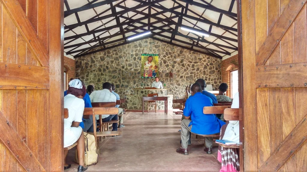 This is the midweek hospital chapel service for staff and any others interested. It was led by three wonderful chaplain assistants who exuded God's grace. What a joy to preach alongside and be led by these brothers.