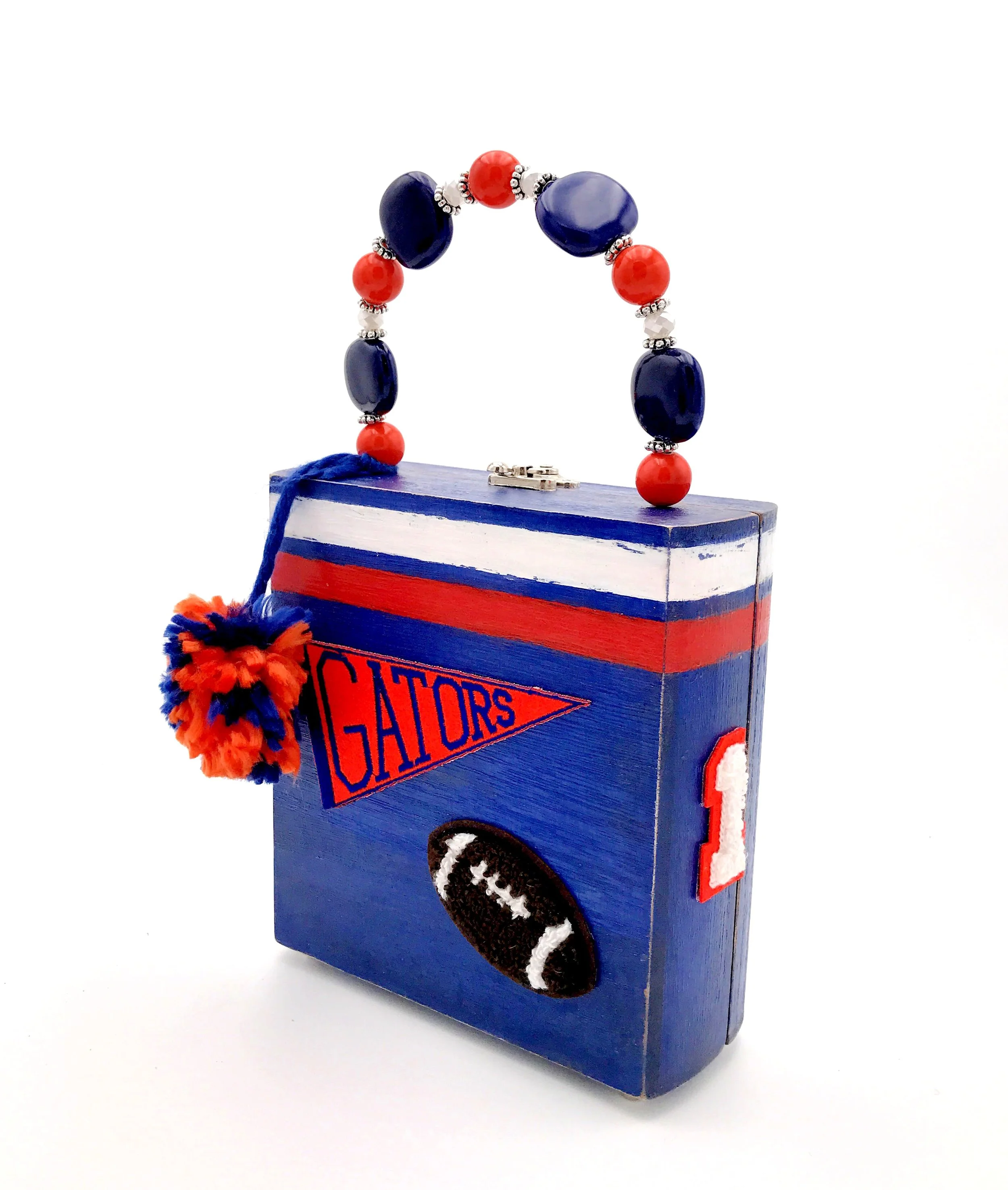 Vintage Varsity Clutch "UF" — Darling Clutch Company Products Darling