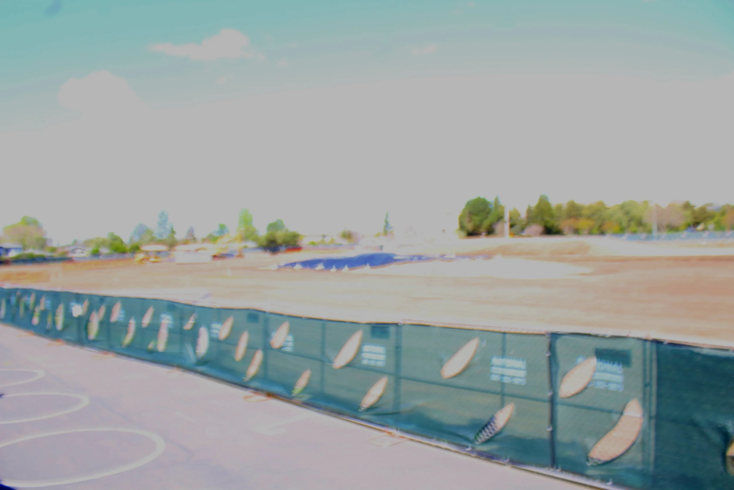 The beginning of the construction