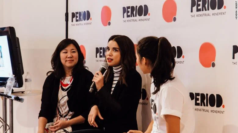 "It was an end befitting the first Period Con: a congresswoman and a YouTube star shared stories about the first time they menstruated."