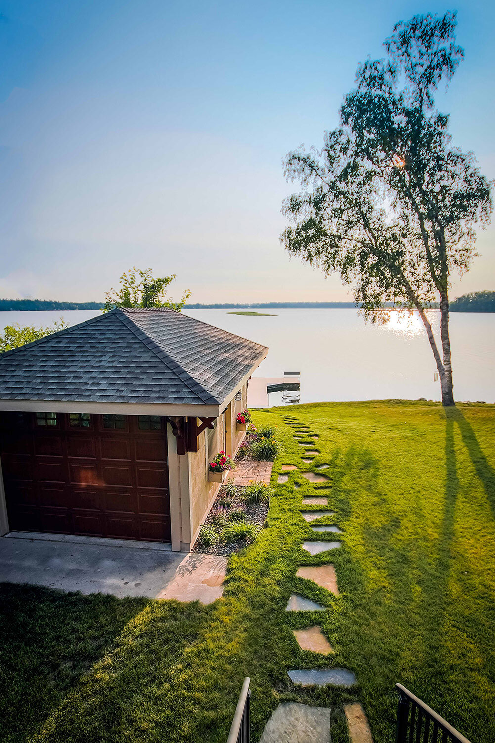 flagstone steps, copper creek landscaping, Nisswa, Brainerd