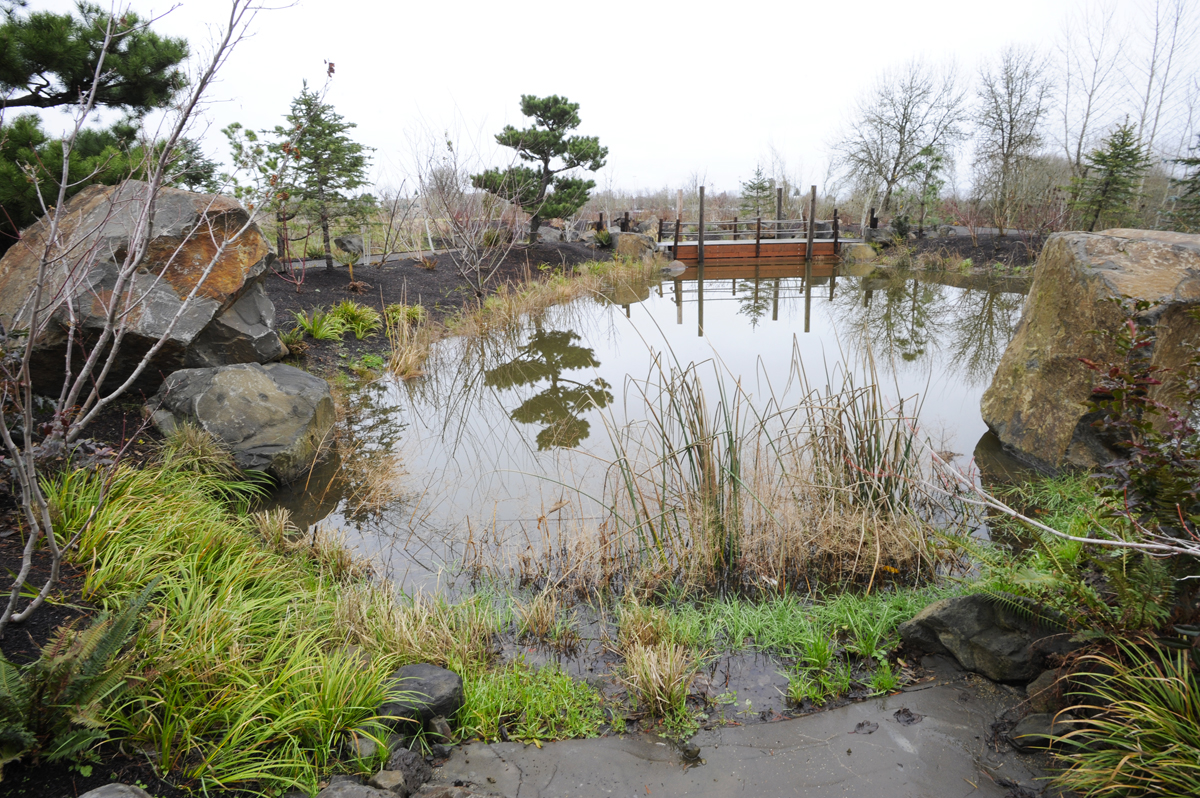 Water Garden  and Floating Bridge 2014