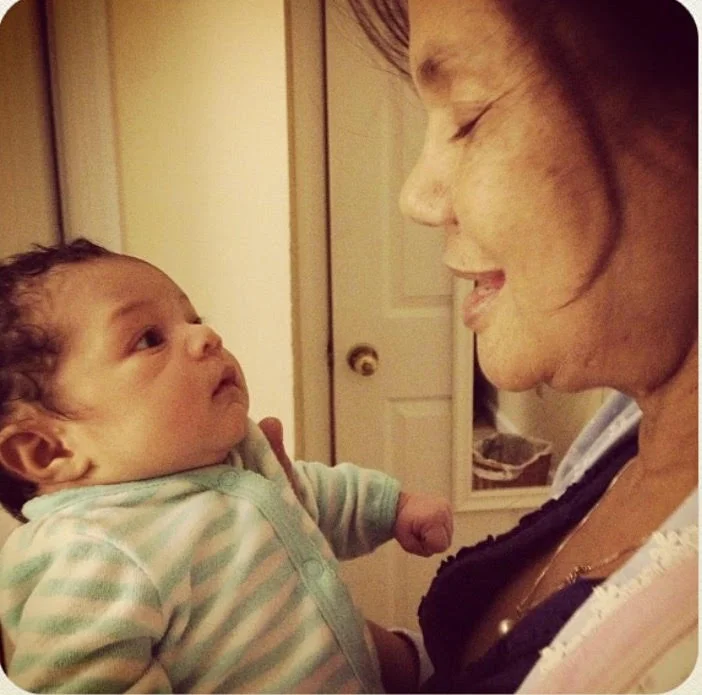 This picture was taken weeks before she was rushed for another blood transfusion. 