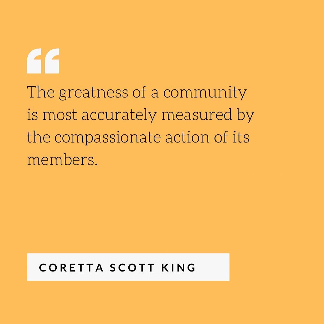 ✨ c o m p a s s i o n⠀⠀⠀⠀⠀⠀⠀⠀⠀
⠀⠀⠀⠀⠀⠀⠀⠀⠀
🙏🏽 Recognizing our need for community renders us more aware of our role and responsibility as members of that community.⠀⠀⠀⠀⠀⠀⠀⠀⠀
⠀⠀⠀⠀⠀⠀⠀⠀⠀
💛 Here is where conviction and compassion sets the tone to inform 