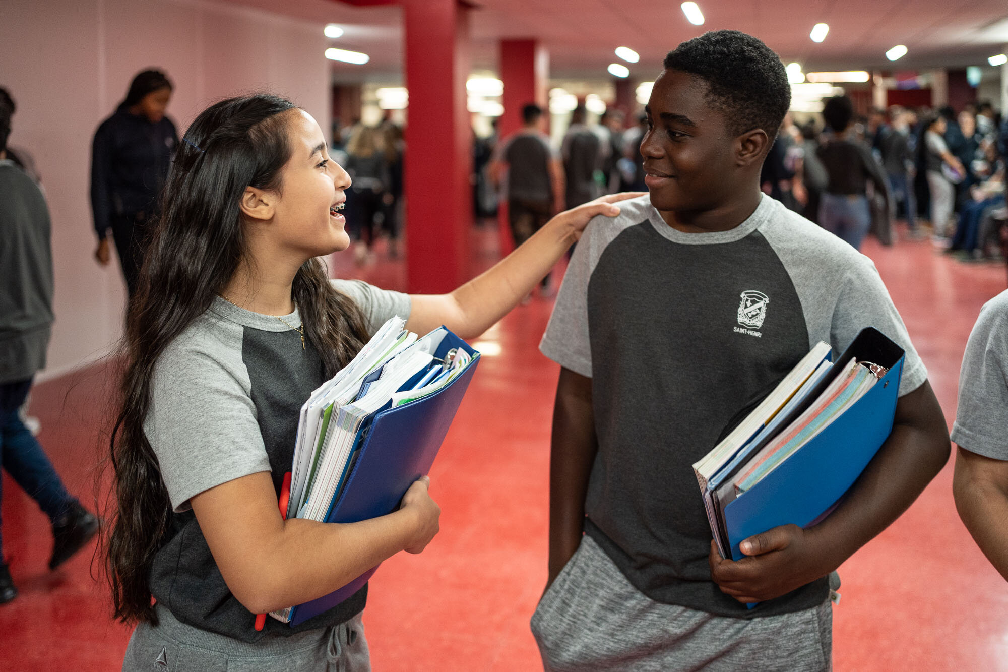  Montréal Québec, Canada - 04 novembre 2019: École Secondaire Saint-Henri- Photo Normand Blouin 