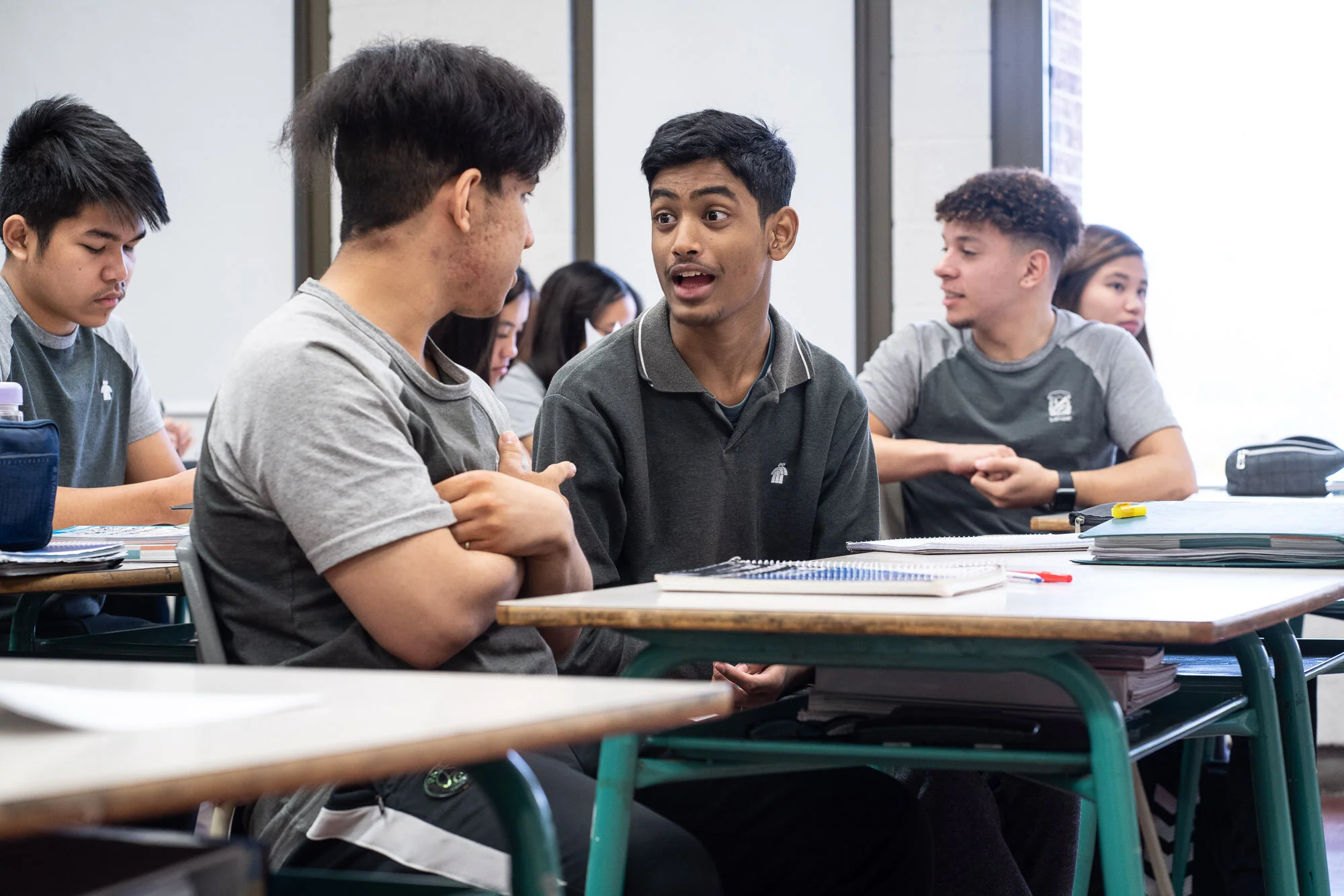  Montréal Québec, Canada - 04 novembre 2019: École Secondaire Saint-Henri- Photo Normand Blouin 