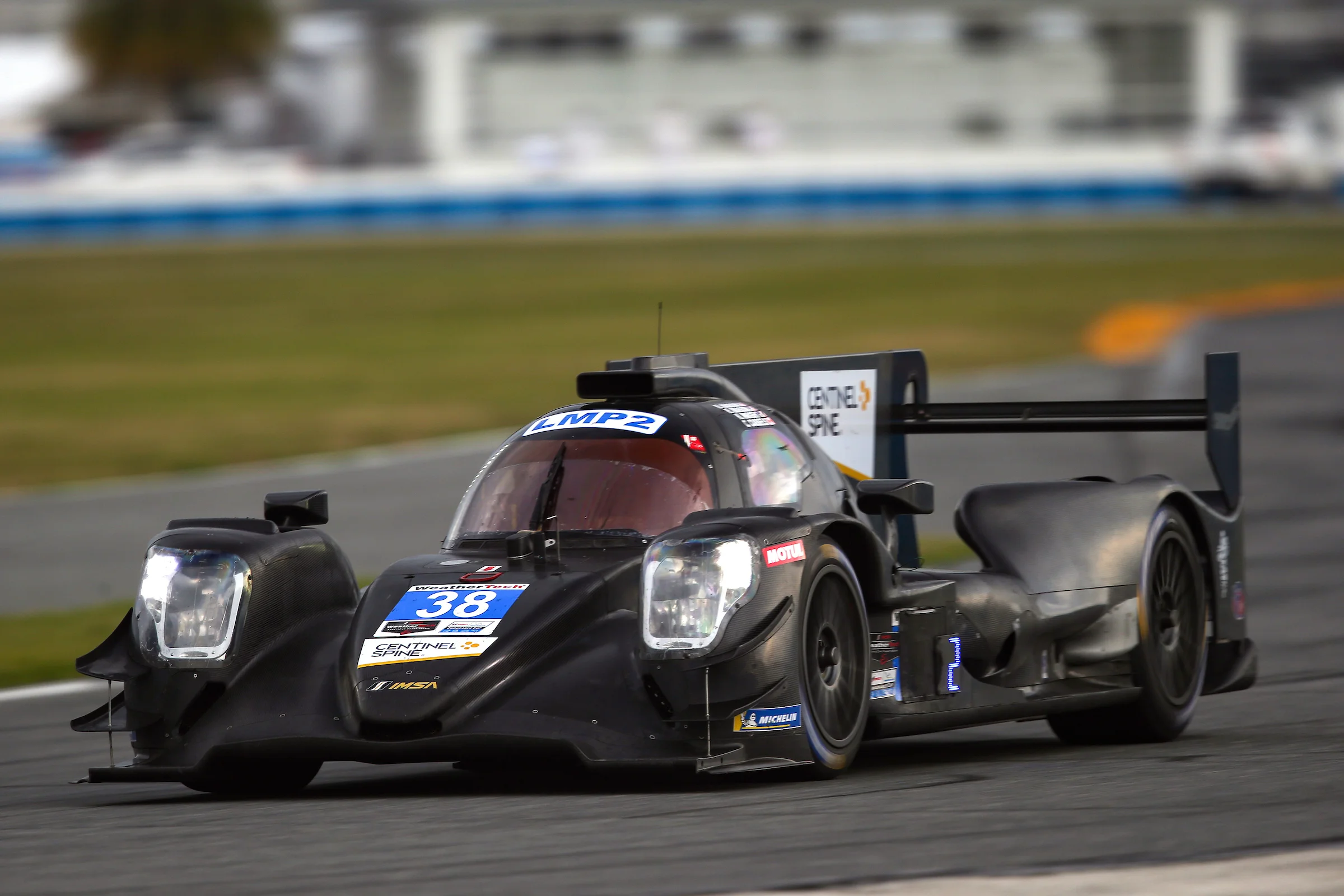 DAYTONA BEACH, Florida, January 6, 2019 — Kris Wright returned to Daytona International Speedway this weekend to prepare for his first 24-hour endurance race, the 57th annual Rolex 24 At Daytona, scheduled for January 24-27 in Daytona Beach, Fla. The Roar Before the Rolex 24 three-day test days saw the Pittsburgh, Pa. driver top the charts for the No. 38 Oreca LMP2 team in three of the five practice sessions. Wright has previously raced at the 3.56-mile Daytona International Speedway three times, including driving an LMP3 entry to a podium (third-place) finish last year in the IMSA Prototype Challenge race. “I’m glad to be back at Daytona,” said the 24-year-old driver. “It’s a special track and I enjoy racing here. I’m still trying to get myself up to 100% with the LMP2 car. It’s different and faster that the LMP3 I’ve previously driven. There’s probably another 10-15% more in me still to come. “I spoke with (driver coach) Nic (Jonsson) extensively about the differences of driving between the two cars and classes and navigating through the traffic. The closing difference between the cars in the three classes is unbelievable. You really have to see what you’re going to do ahead of you and be ready. The biggest thing is to keep the car in one piece. I want to get the entire 24-hours of racing under my belt. It’s a learning curve, but I want to finish it. That will be a good accomplishment. I was relieved to have good weather this week and hope the same for the race.” Kris will continue to work on his intense training program in the next two weeks before returning to the Daytona Superspeedway later this month for the twice-around-the-clock enduro. For more information go to KrisWrightMotorsports.com. Fans can also follow him on Facebook at Kris Wright Racing. The series' Web site is at imsa.com.