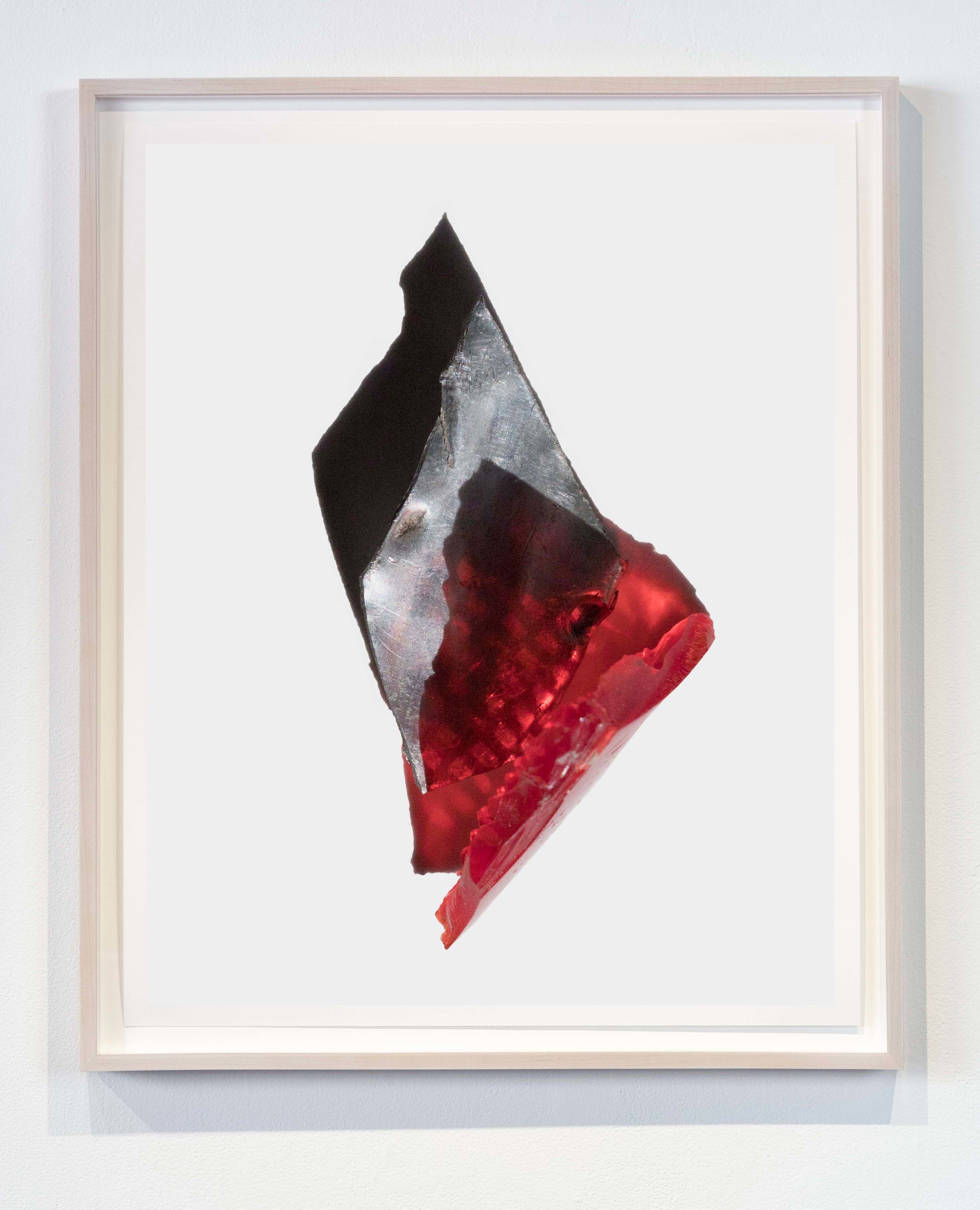  Sharp Metal Red Plastic  archival pigment print 20x25 inches 