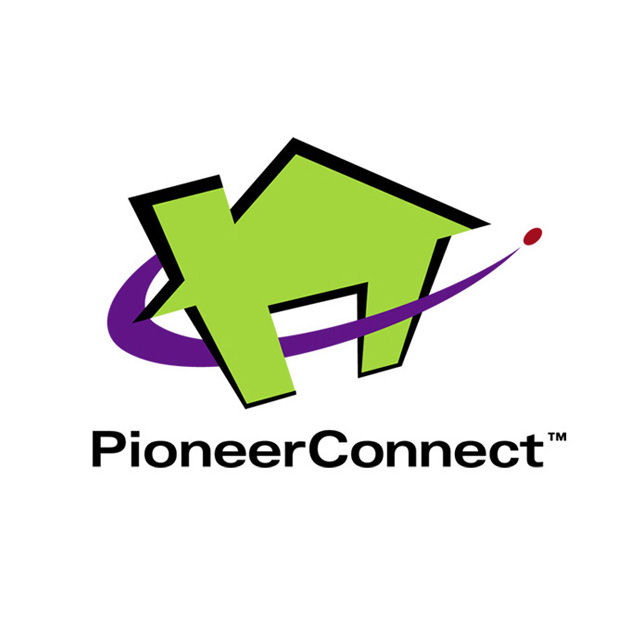 Pioneer Connect Logo design for Pioneer Electronics' set-top box based home automation system.