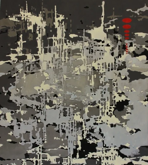 "Waterbed", 42" x 36", o/c, 2012