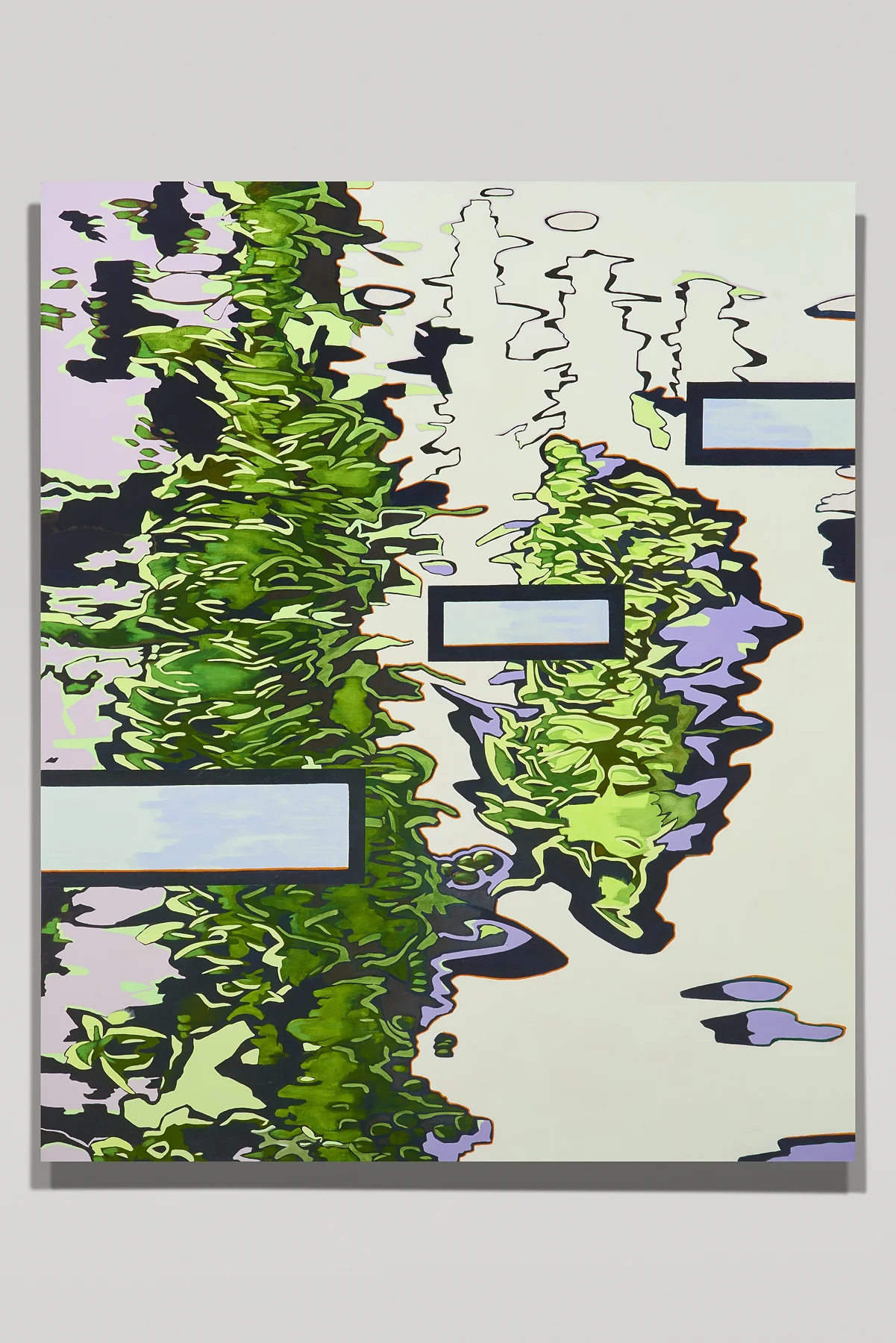"From the Train", 2017, o/c, 72" x 60"