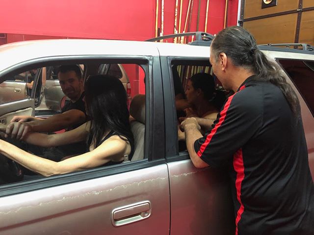 Getting grabbed in a car #womensselfdefense #selfdefense #saitobloodlineninjitsu #scottsdaleaz #carscene