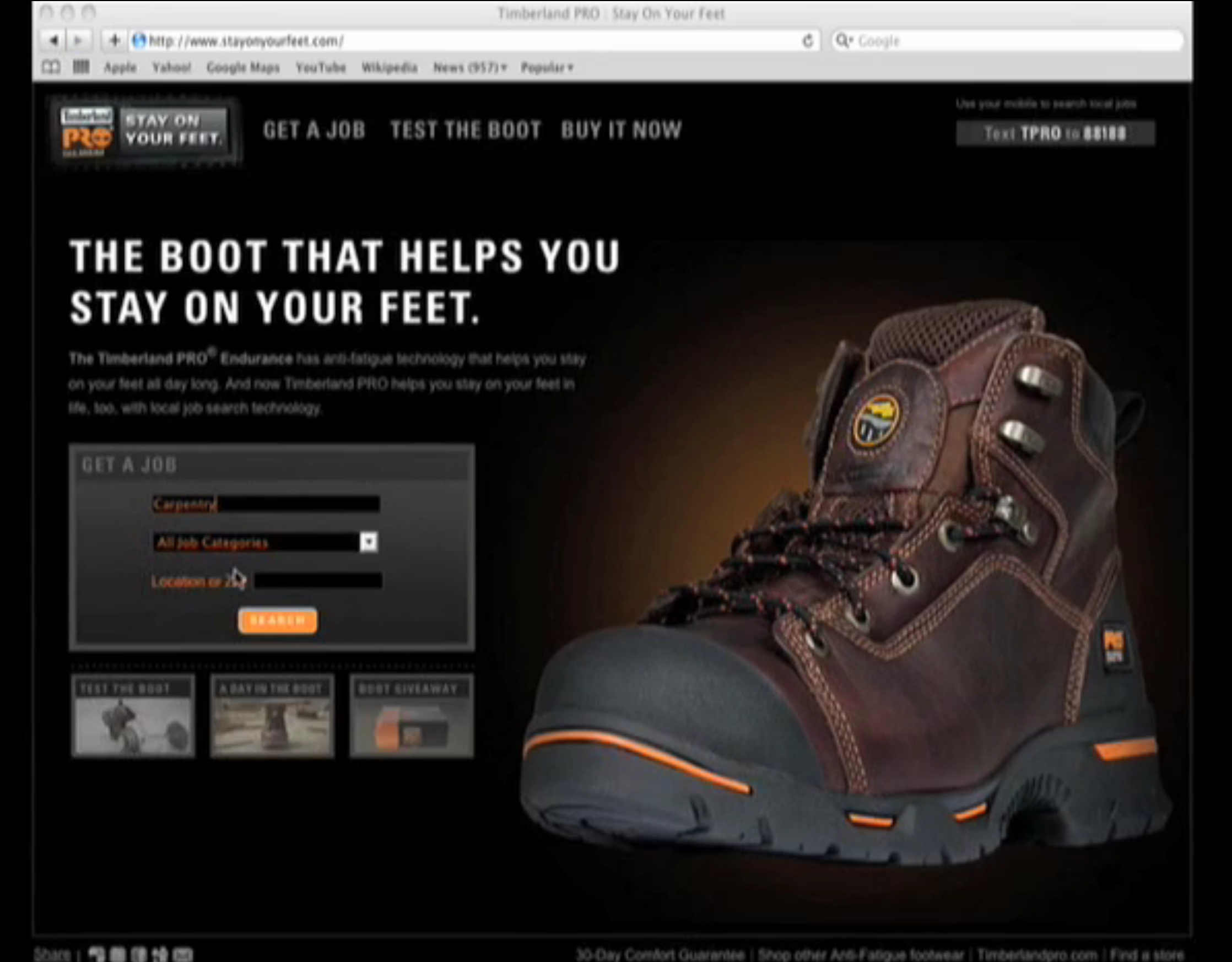 Timberland Pro -- Stay On Your Feet