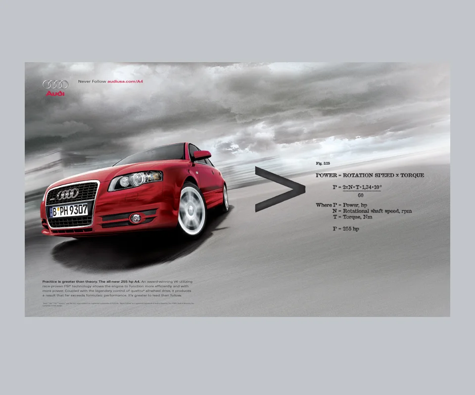 Audi - A4 Print - Power